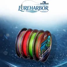 LUREHARBOR 8 Linha PE Trançada Suave Fácil Long Shot Isca Linha De Pesca Dedicada 100 Metros