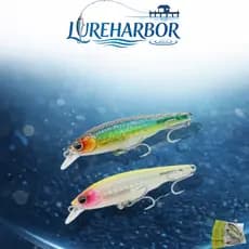LUREHARBOR 9cm/10g Isca flutuante para peixinhos Isca falsa Série de superfície de água Parada de bombeamento suspensa