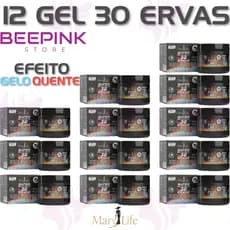 KIT 12 UNID DE SUPER GEL 30 ERVAS MARY LIFE 250G