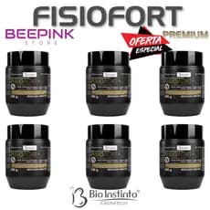 6 Unid Fisiofort Premium Pomada 240g Bio Instinto