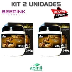 🐍 KIT 2 UNIDADES Pomada Massageadora Cascavel APINIL - 240g cada!