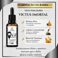 Óleo Para Barba Valente Victus Imortal 30ml