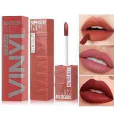 s.f.r Lip Glaze à prova d'água, não pegajoso, acabamento matte que não desbota, batom clareador