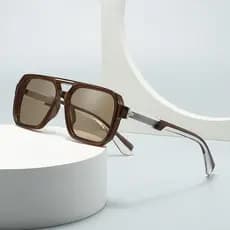 Óculos de Sol Vintage para Homens, Óculos de Sol para Férias, Óculos de Sol com Proteção Solar, Óculos Steampunk***&