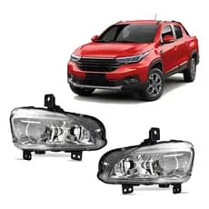 Par De Faróis De Milha Fiat Strada 2020 2021 2022 2023 2024