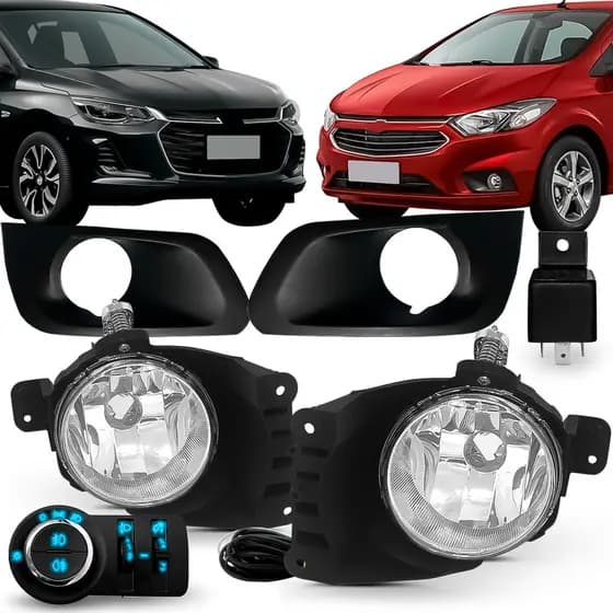Kit Farol De Milha Neblina Onix 2017 A 2019 Bt Mod Original