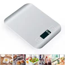 Balança de Cozinha Digital para Alimentos em Inox Resistente a Água Com Base Antiderrapante