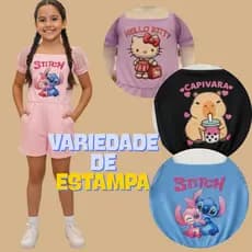 Macacão INFANTIL Malha Ana | Conforto PRIMAVERA VERÃO | Cores Tendência 2-8