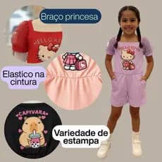 Macacão INFANTIL Malha Ana Confortável | Look PRIMAVERA VERÃO | Cores 2-8