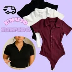 Body Feminino Básico Suplex Preto Branco Vinho Moda Feminina