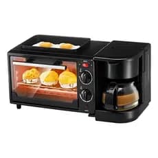 Forninho Bancada Forno 3 Em 1 Cafeteira Eletrica Assadeira