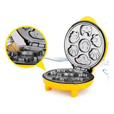 Máquina De Donuts Biscoitos Forma Waffler Bolinhos Elétrica 220V ou 110V