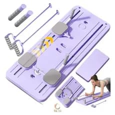 Prancha Extensora Dobravel Para Pilates Abdominal Multifuncional Treino Em Casa