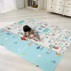 Tapete Tatame Infantil 1.8*1.5M/1.5*2M/1.8*2M Bebê Dupla Face Emborrachado XPE