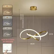 Luzes Pendentes De 3 Cores Para De Teto De Sala De Estar Quarto Jantar