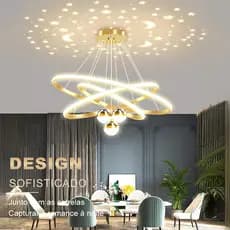 3 Cores Em 1 Luz Sala De Estar Lustre Cozinha Led Lâmpada Do Teto Nordic Moderno Decoração