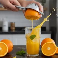 Espremedor De Frutas Laranja Manual Em Aluminio