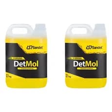 Kit 2 Shampoo Automotivo Carro Caminhao Moto Det Mol 5litros