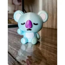 Miniatura BTS Koya em 3D BT21 Boneco Coleção Army Kpop