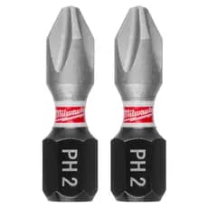 BIT PHILIPS PH2 X 25MM COM 2PCS 48-32-4412 MILWAUKEE