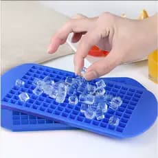 Forma de Gelo Silicone 160 Mini Cubos Pequenos para Drink Whisky