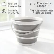 10L/8L/3LBalde Retrátil Silicone Portátil Limpeza  Multiuso Pronto Entrega