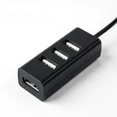 Hub USB 2.0 4 Portas Expansor Multiplicador 15cm Fio Notebook PC Computador Portátil