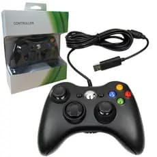 Controle Video Game 360 Pc Com Fio Joystick Manete X360 clip-icon Controle Video Game 360 Pc Com Fio Joystick Manete X36