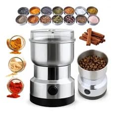 Moedor De Café Elétrico Multifuncional Inox Grãos Temperos