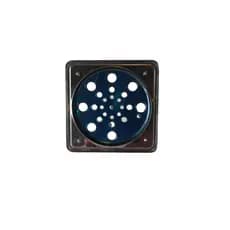 Ralo 10 x 10 aço Inox 4p para banheiro e area de lavar