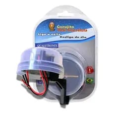 Relé Fotocélula Corujito Fácil Bivolt automático Noturno Com Suporte/base Bivolt Qualitronix QR51