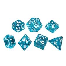 Kit 7 Dados Gatinho Gato Rpg D&d Estrelas D4 D6 D8 D10 D10% D12 D20