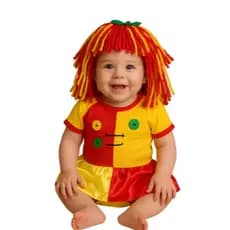 Body Bebe Mesversario Menina Fantasia Boneca Emilia