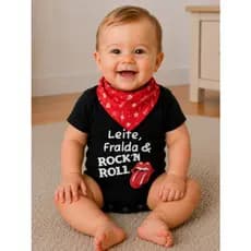 Body Bebê Bandas De Rock Mesversário Menino Menina Fantasia