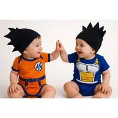 Body Bebe Fantasia Dragon Ball Anime Goku Vegeta Mesversario Infantil Menino !