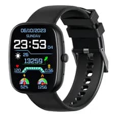 Smartwatch Relógio Haiz Watch Mini Ligação Bluetooth 1.83 Pulseira Preto