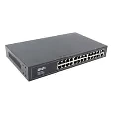 Switch Poe Híbrido 24 Portas Poe + 2 Portas Gigabit