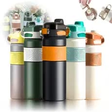 Garrafa Multiuso 800ml – Colorida e Resistente | Perfeita para Escola, Esporte e Viagem