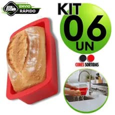 Silicone Formas Forma de  Pão Bolo Dobrável Assadeira Molde de Resistente a Temperatura Assadeira