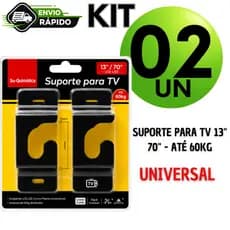 Suporte Para TV Universal | Até 60 Kg    De 13” à 70 Modelo Universal Suporte para tv Barato