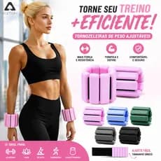 ACETERY Pesos de Pulso e Tornozelo Ajustáveis para Treino Fitness, Caminhada Corrida Yoga e Pilates