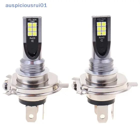 [Auspiciousrui01] 2X H4 200W 12000LM Lâmpada De Nevoeiro LED Para Carro Alto/Baixo Feixe De Luz Globo