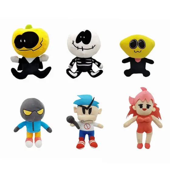 Série de Brinquedos de Pelúcia FNIF - Bonecos de Personagens de Jogo Adoráveis Feitos de Tecido Ultra-Macio