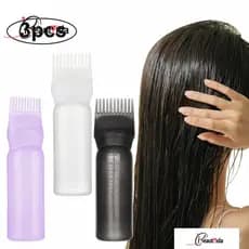 3 Pçs 5oz Garrafa Aplicador De Óleo De Cabelo De Enchimento Repetível Para Profissional Ferramentas De Cabeleireiro