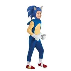 Venda Quente Deluxe Sonic The Hedgehog Thematic Game Traje Da Criança Para Meninos Halloween Cosplay Fancy Dress