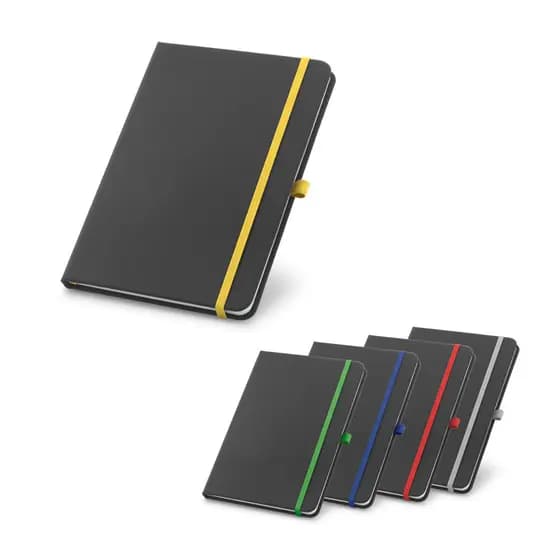 CORBIN. Caderno A5 de capa dura em c.sintético com 160 páginas pautadas