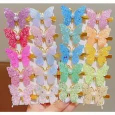 Presilha de cabelo em forma de borboleta/presilha de cabelo em forma de asa, presilha bico de pato