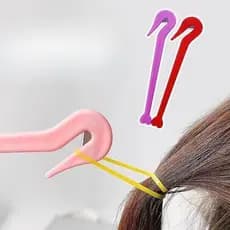 Kit 3 Unidades Removedor de cabelo cortador de elástico descartável não danifica o cabelo