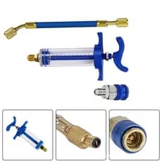 Seringa De Carga Para Ar Condicionado De Carro 30ml - Com Adaptador R134a Para Compressor AC