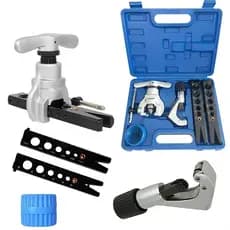 Kit Flangeador Excêntrico 1/4 A 3/4 Aço Cr-V Alta Qualidade Alta Precisão Durabilidade Para Tubos